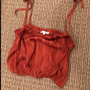 burnt orange tank top